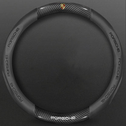High-Density Carbon Fiber Texture Steering Wheel Cover
