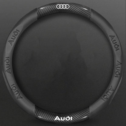High-Density Carbon Fiber Texture Steering Wheel Cover
