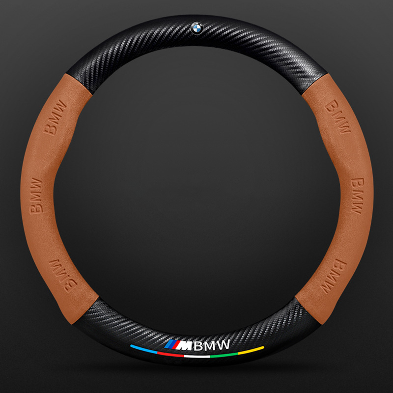 High Strength Carbon Fiber Suede Steering Wheel Cover - Anti-slip, Wear-resistant, Heat Stable, Stylish