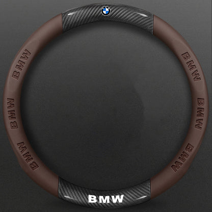 High-Density Carbon Fiber Texture Steering Wheel Cover