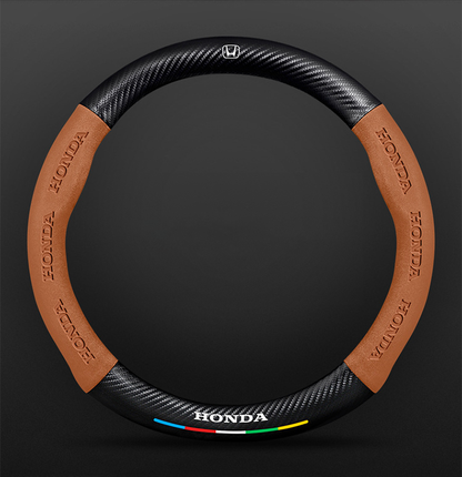High Strength Carbon Fiber Suede Steering Wheel Cover - Anti-slip, Wear-resistant, Heat Stable, Stylish