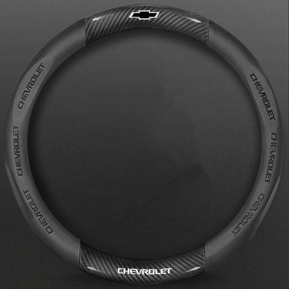 High-Density Carbon Fiber Texture Steering Wheel Cover