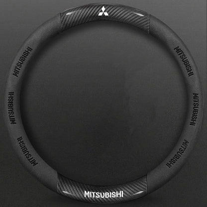 High-Density Carbon Fiber Texture Steering Wheel Cover
