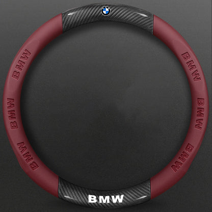 High-Density Carbon Fiber Texture Steering Wheel Cover