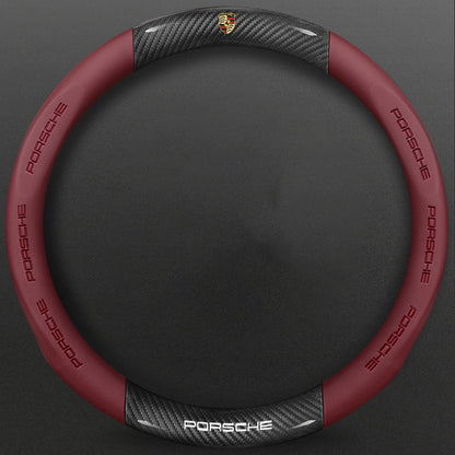 High-Density Carbon Fiber Texture Steering Wheel Cover