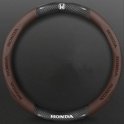 High-Density Carbon Fiber Texture Steering Wheel Cover