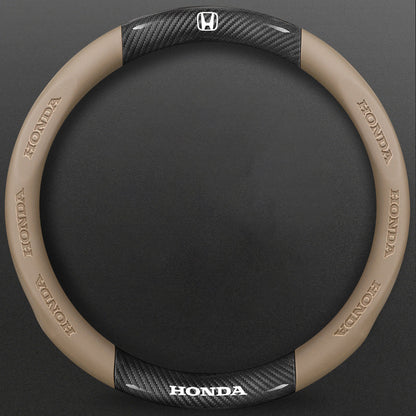 High-Density Carbon Fiber Texture Steering Wheel Cover